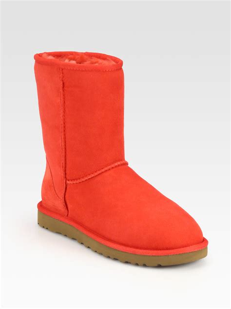 orange ugg boots.